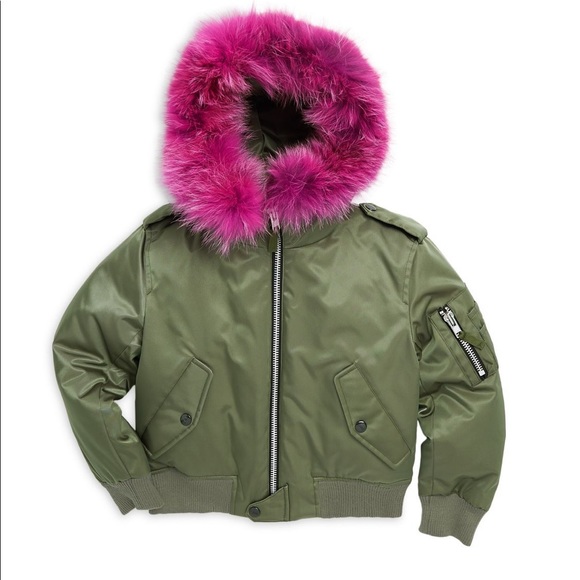 sam bomber jacket with fur